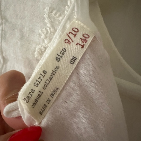 Zara Girls’ Embroidered Long-Sleeve Dress - Picture 9 of 10